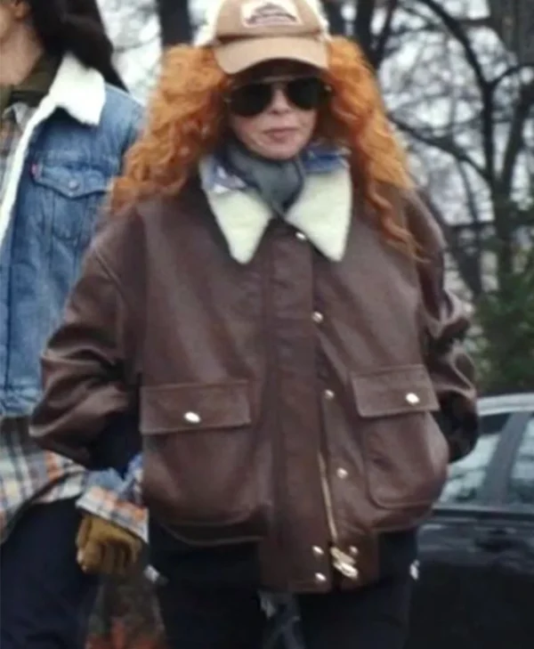 Charlie Cale Poker Face S02 Leather Jacket webp