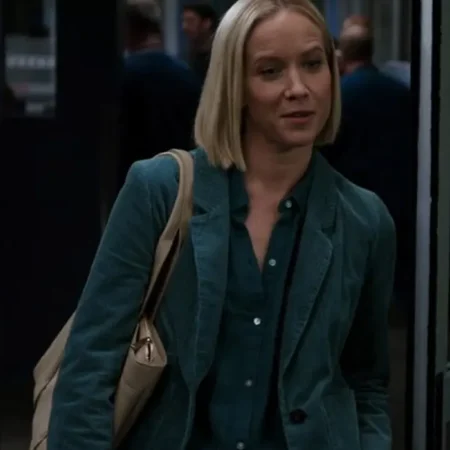 Chicago Med S08 Hannah Asher Corduroy Green Blazer sale webp