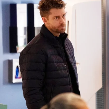 Chicago Med S10 Luke Mitchell Puffer Jacket webp