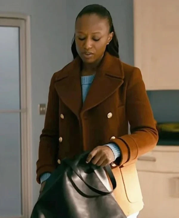 Chicago Med S10 Naomi Howard Brown Peacoat webp