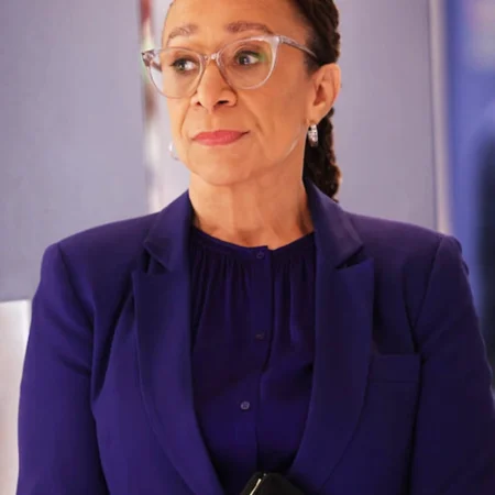 Chicago Med S10 Sharon Goodwin Blue Blazer webp