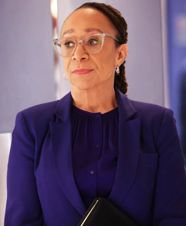 Chicago Med S10 Sharon Goodwin Blue Blazer webp