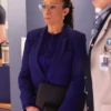 Chicago Med S10 Sharon Goodwin Blue Blazer Side webp