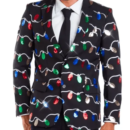 Christmas Sequin Tangle Wrangler Blazer