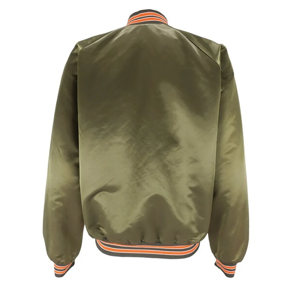 Cleveland Browns 1990s Satin Jacket back webp