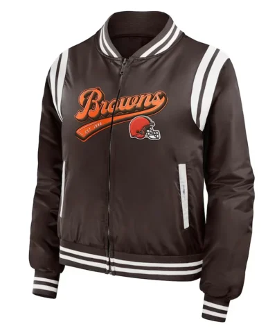 Cleveland Browns Bomber Full-Zip Jacket