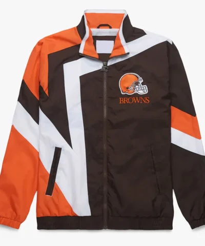 Cleveland Browns Star Windbreaker Jacket
