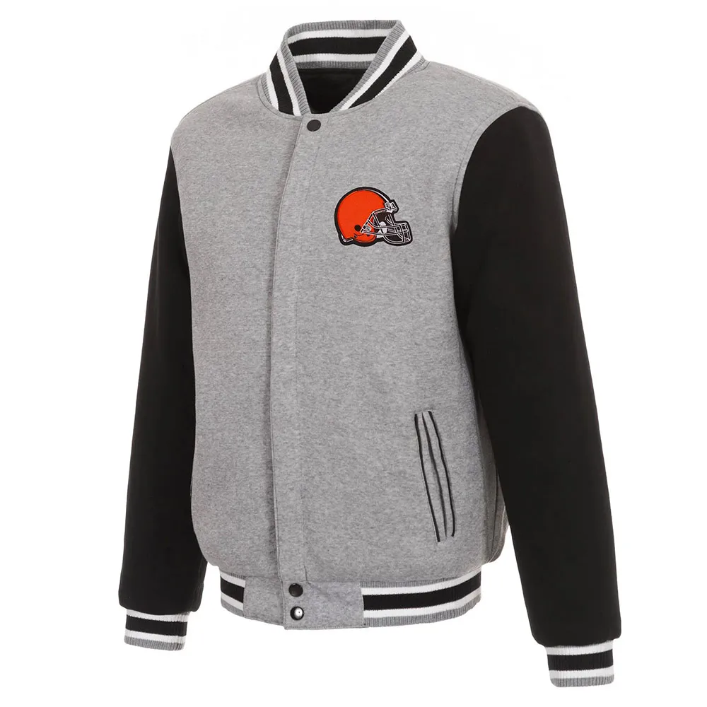 Cleveland Browns Two Tone Fleece Jacket webp