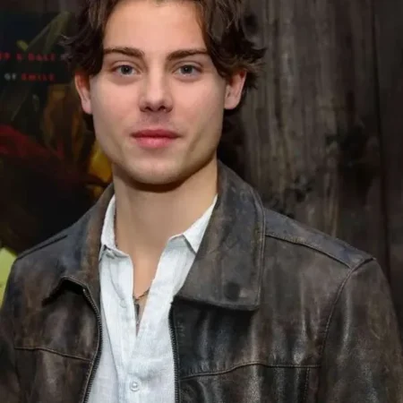 Clown in a Cornfield Carson MacCormac Brown Jacket for sale