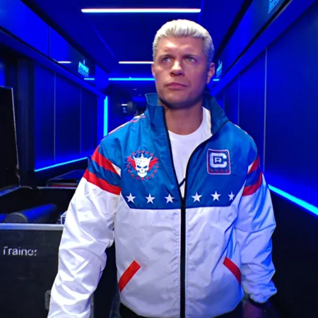 Cody Rhodes Stars and Stripes Windbreaker Jacket