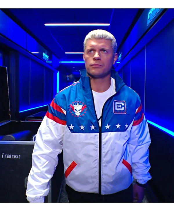 Cody Rhodes Stars and Stripes Windbreaker Jacket