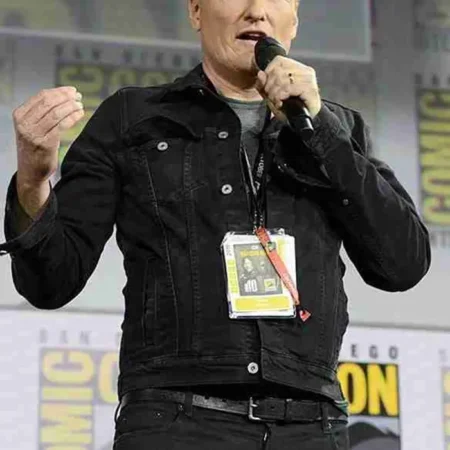Conan O'Brien Top Gun Event Black Jean Denim Trucker Jacket