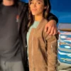 Countdown 2025 Jessica Camacho Brown Bomber Jacket