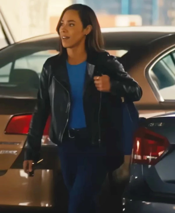 Countdown S01 Jessica Camacho Black Leather Jacket
