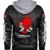 Cyberpunk 2077 Samurai Leather Black Jacket For Sale