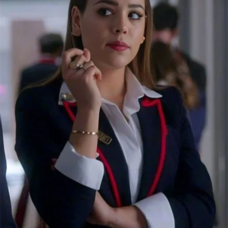 Danna Paola Elite Navy Blue Blazer webp
