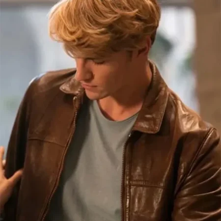 Danny Griffin Fate The Winx Saga Sky Brown Zip Up Jacket webp