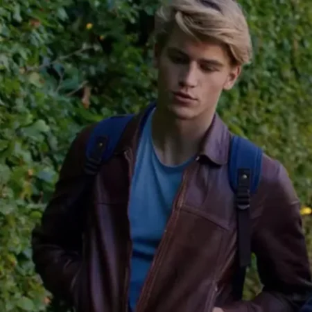 Danny Griffin Fate The Winx Saga Sky Brown Zip Up Jacket Front webp