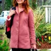 Dawsons Creek Joey Potter Pink Cotton Coat