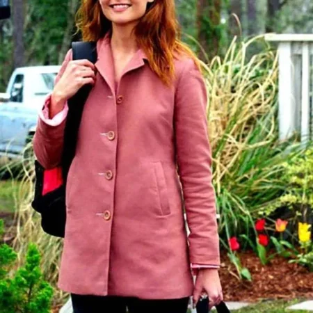 Dawsons Creek Joey Potter Pink Cotton Coat