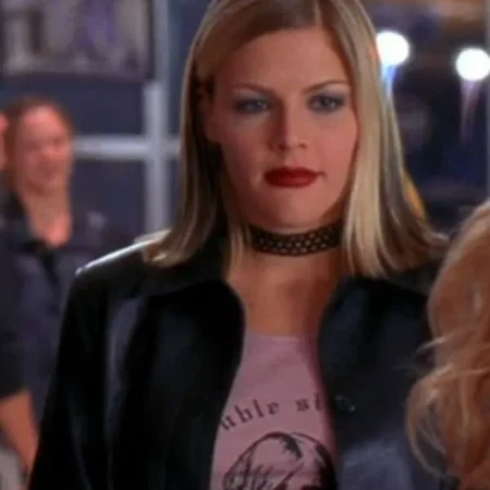 Dawsons Creek S06 Busy Philipps Black Leather Jacket