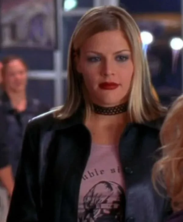 Dawsons Creek S06 Busy Philipps Black Leather Jacket