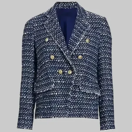 Days Of Our Lives Kristian Alfonso Tweed Blue Blazer
