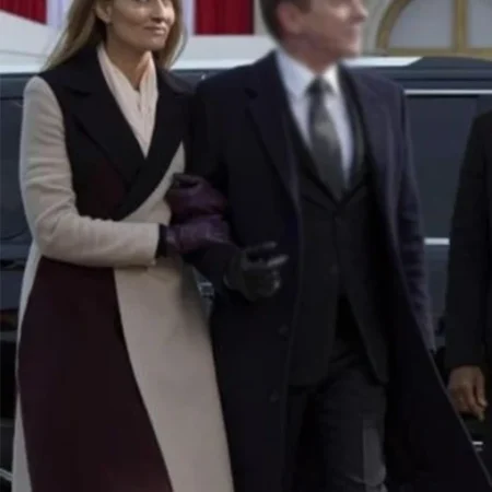 Designated Survivor S01 E10 Alex Kirkman Colorblock Coat right