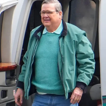 Dexter Resurrection S01 Eric Stonestreet Green Cotton Jacket