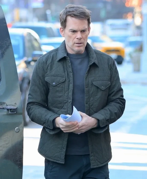 Dexter Resurrection S01 Michael C Hall Grey Jacket