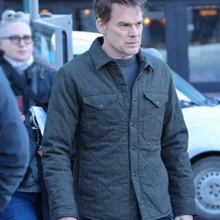 Dexter Resurrection S01 Michael C Hall Grey Jacket Side