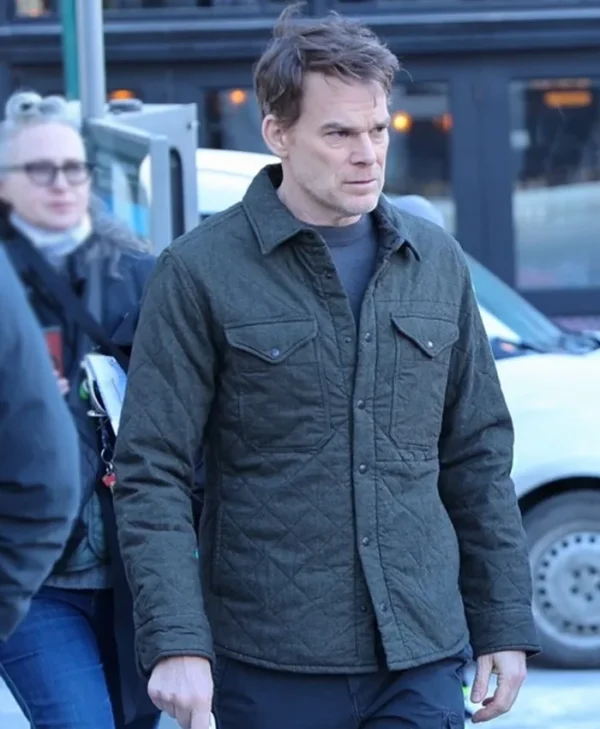 Dexter Resurrection S01 Michael C Hall Grey Jacket Side