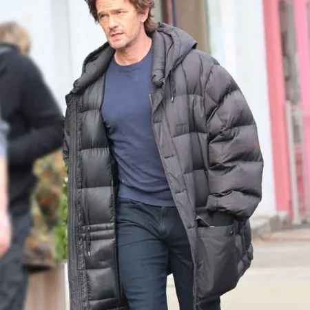 Dexter Resurrection S01 Neil Patrick Harris Black Puffer Coat Side