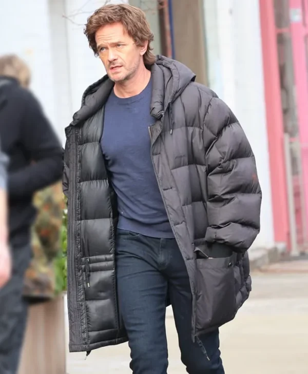 Dexter Resurrection S01 Neil Patrick Harris Black Puffer Coat Side