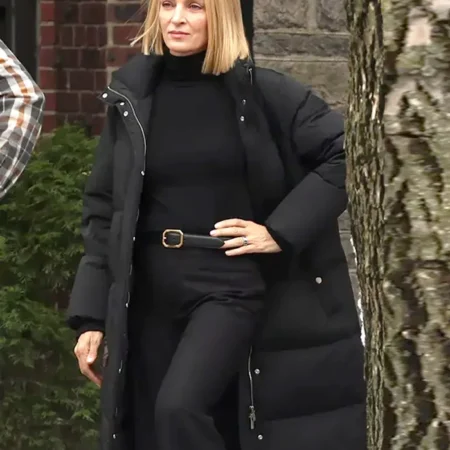 Dexter Resurrection S01 Uma Thurman Puffer Coat