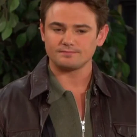 DiMera Days of Our Lives Leather Shacket