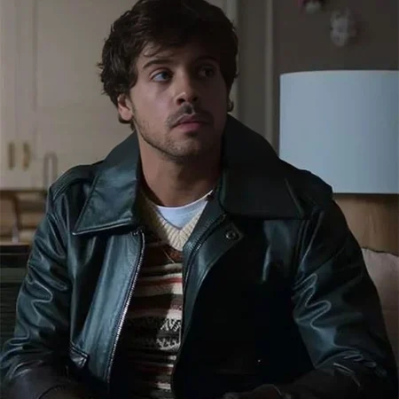 Elite Alex Pastrana Bomber Black Leather Jacket webp