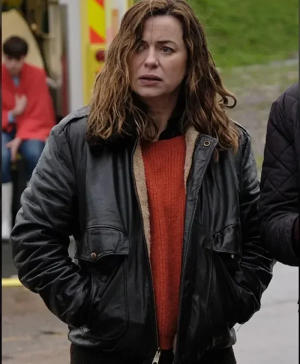 Eve Myles The Crow Girl Black Jacket