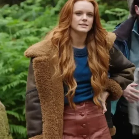 Fate The Winx Saga S02 Bloom Peters Shearling Coat webp