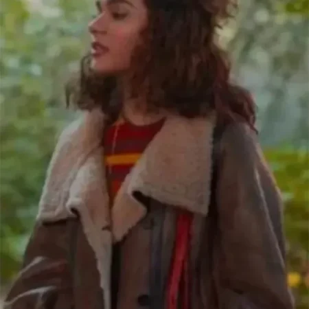 Fate The Winx Saga S2 Flora Shearling Jacket webp