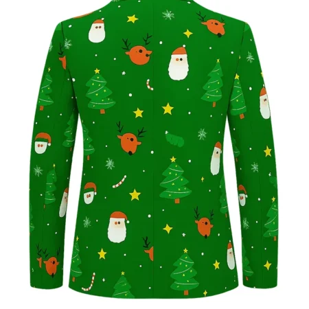 Festivity Green Women s Christmas Blazer For Sale