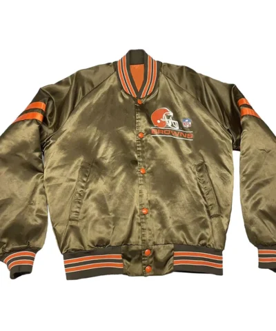 Football Cleveland Browns Vintage Satin Jacket