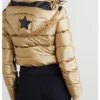 Get Juno Temple Ted Lasso S02 Keeley Jones Golden Puffer Jacket webp