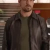Giacomo Gianniotti Wild Cards Leather Jacket webp
