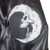 Girl Gang Skull Black Leather Jacket