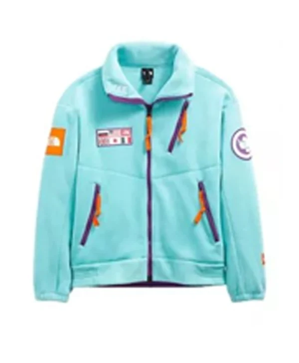 Gossip Girl S02 Evan Mock Turquoise Fleece Jacket webp