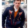 Gossip Girl S02 Thomas Doherty Billiards Printed Jacket webp