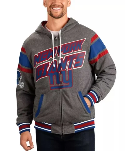 Gray New York Giants Extreme Hoodie
