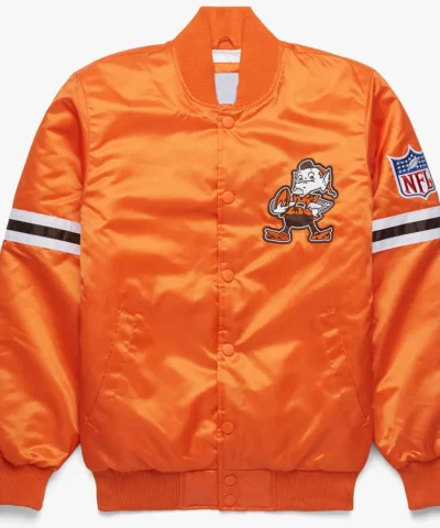Gridiron Cleveland Browns Satin Jacket