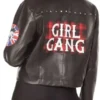 Halloween Girl Gang Black Leather Jacket